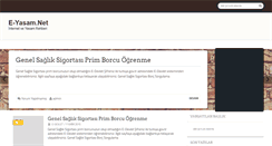 Desktop Screenshot of e-yasam.net